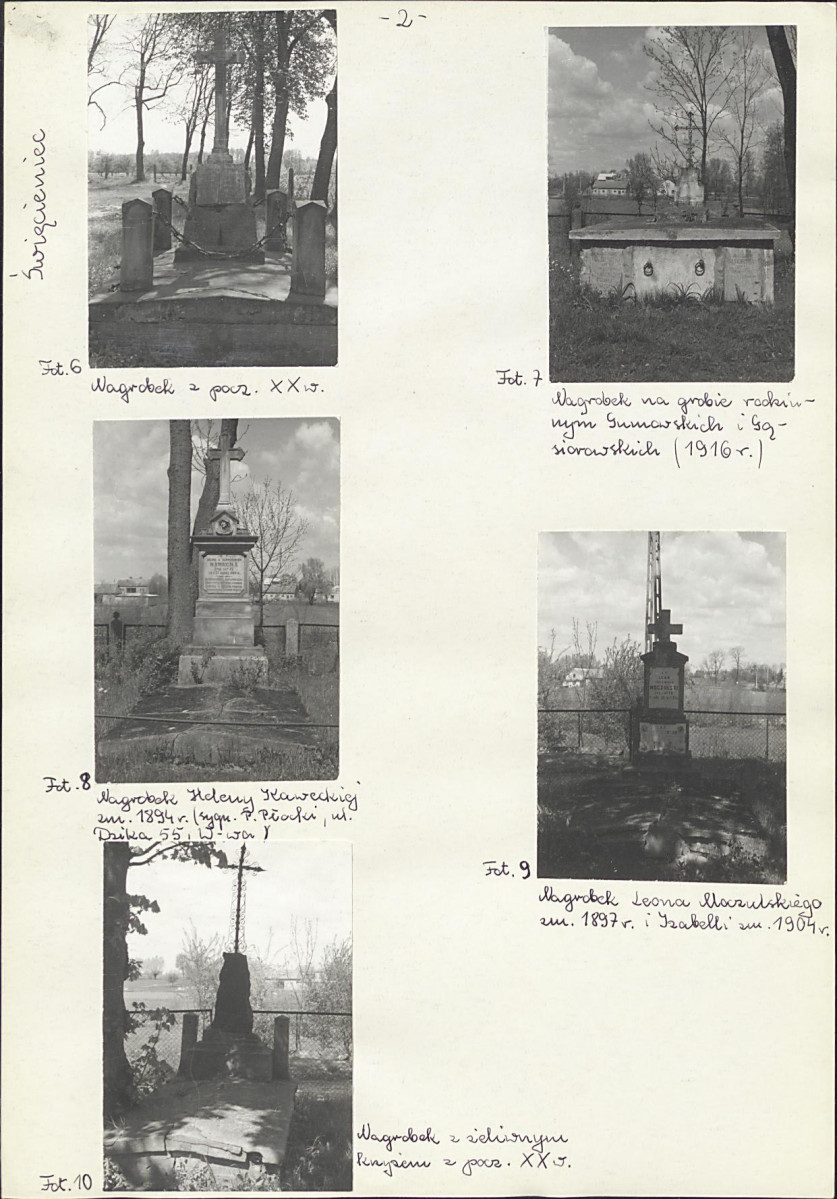 Karta cmentarza, skan nr 5