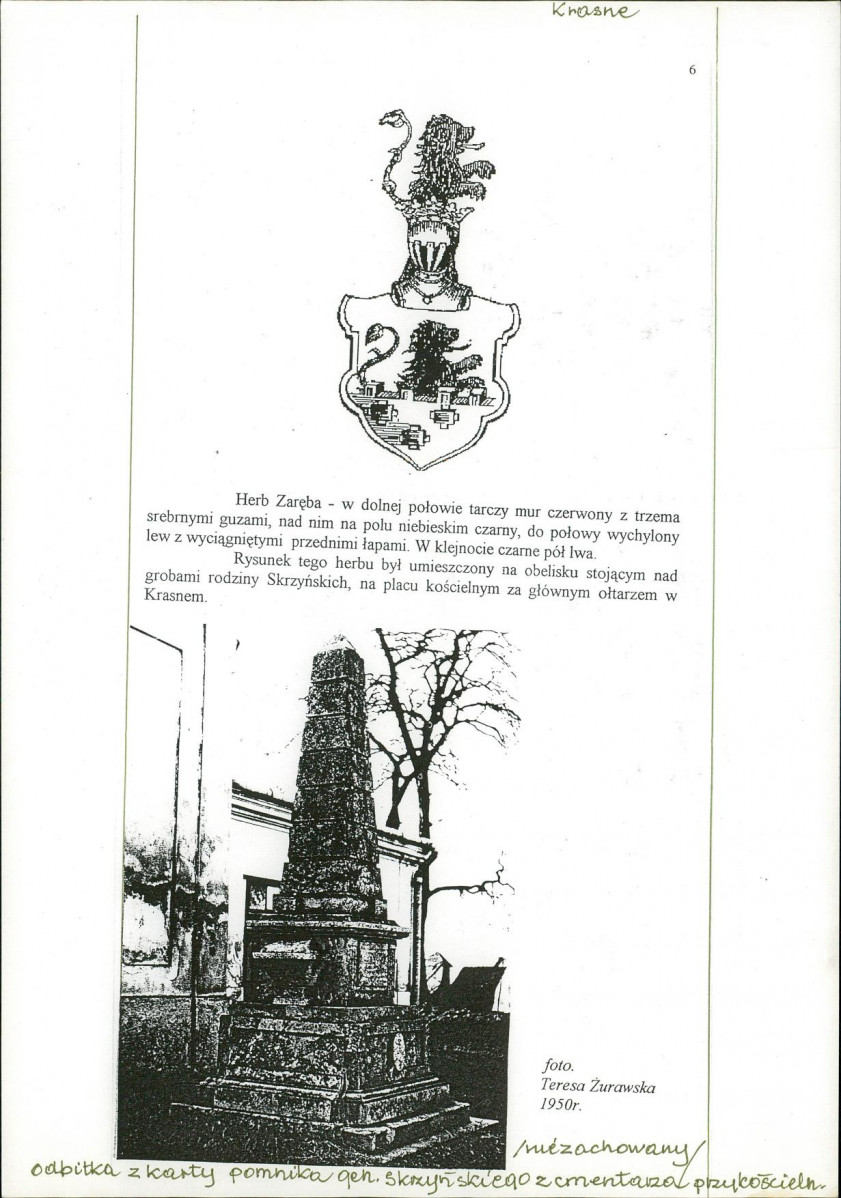 Karta cmentarza, skan nr 6