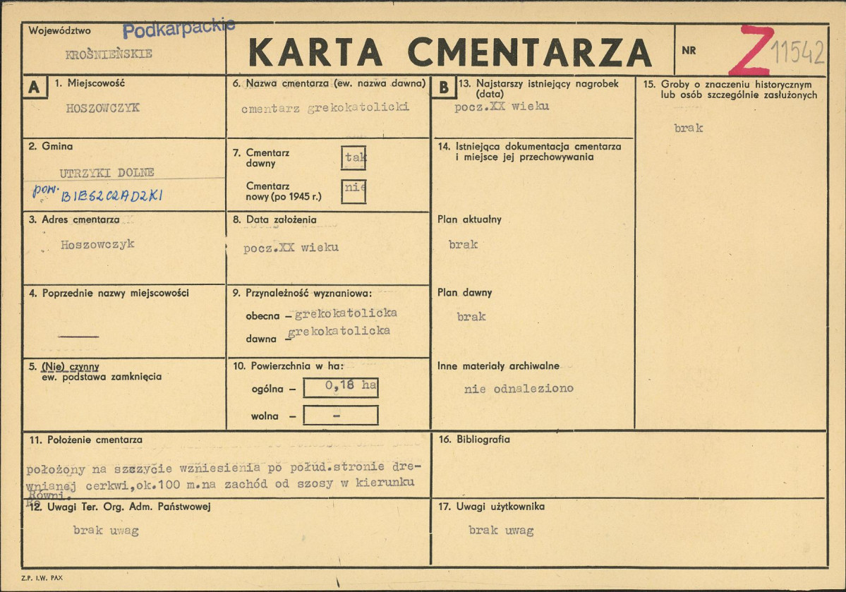 Karta cmentarza, skan nr 1