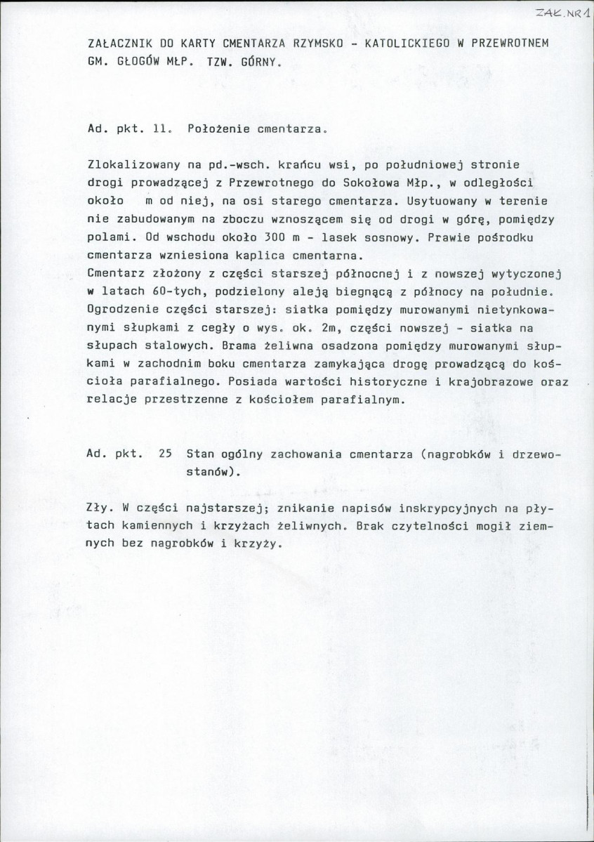 Karta cmentarza, skan nr 5