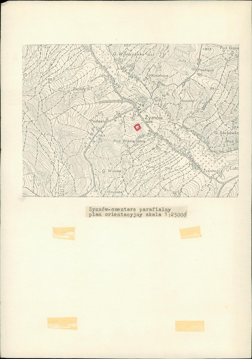 Karta cmentarza, skan nr 6