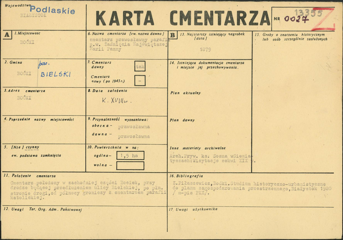 Karta cmentarza, skan nr 1