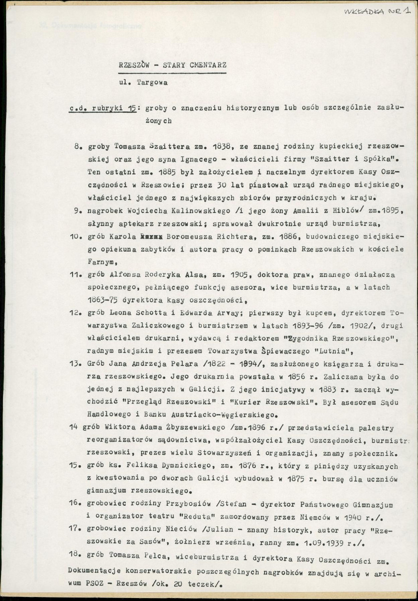 Karta cmentarza, skan nr 5