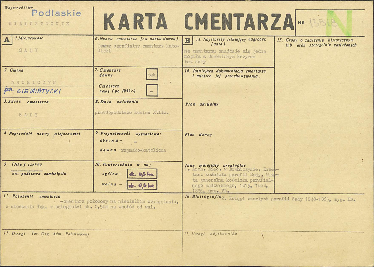 Karta cmentarza, skan nr 1