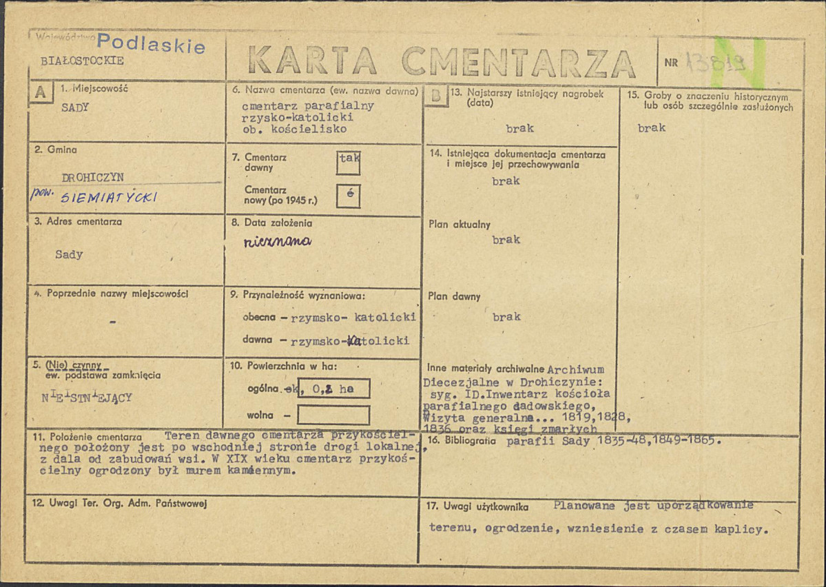 Karta cmentarza, skan nr 1