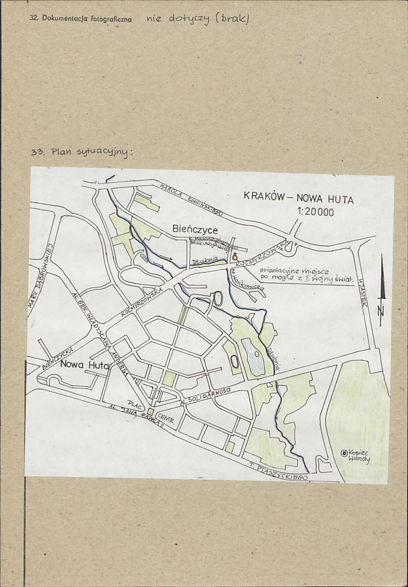 Karta cmentarza, skan nr 4