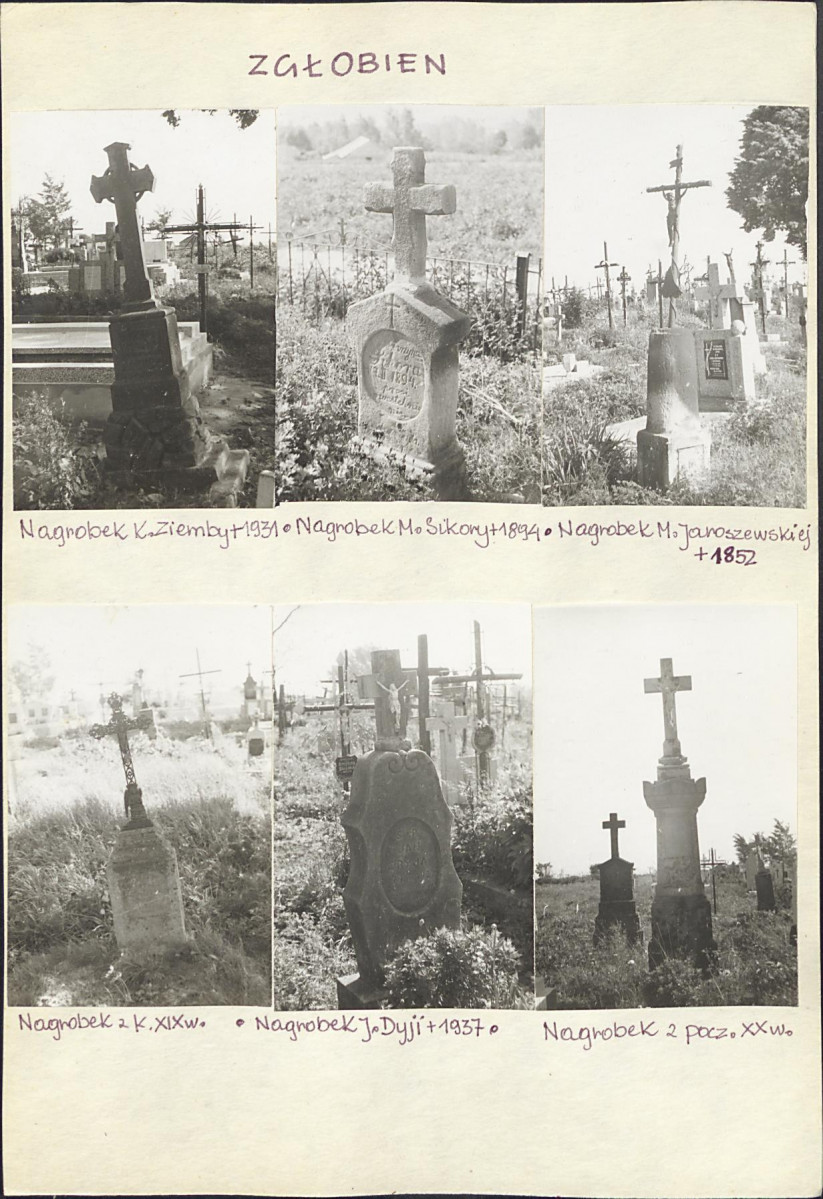 Karta cmentarza, skan nr 8