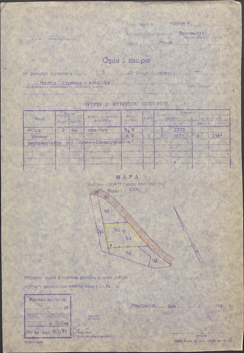 Karta cmentarza, skan nr 4