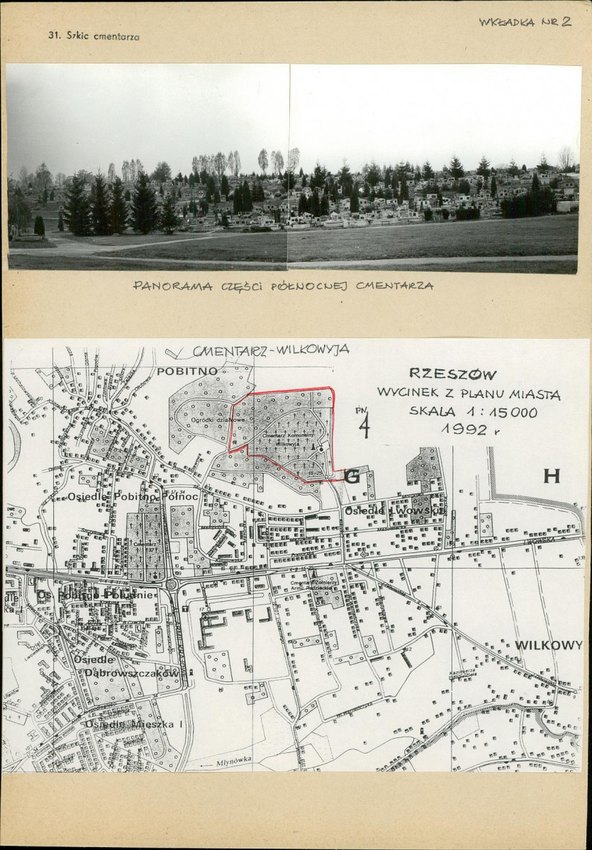 Karta cmentarza, skan nr 6