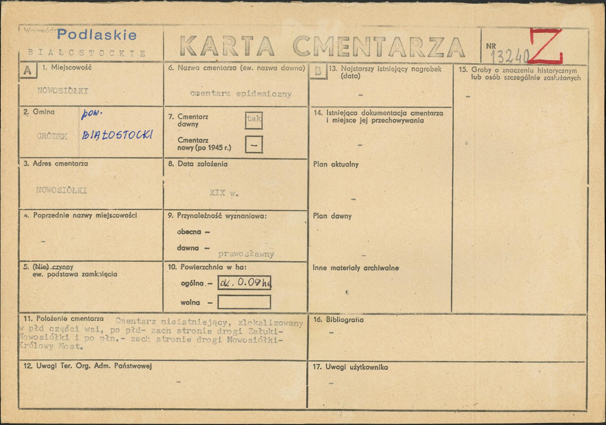Karta cmentarza, skan nr 1