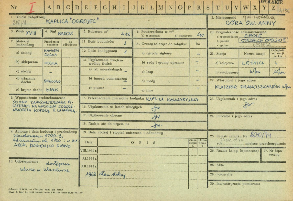 KZ - Karta zielona, skan nr 1