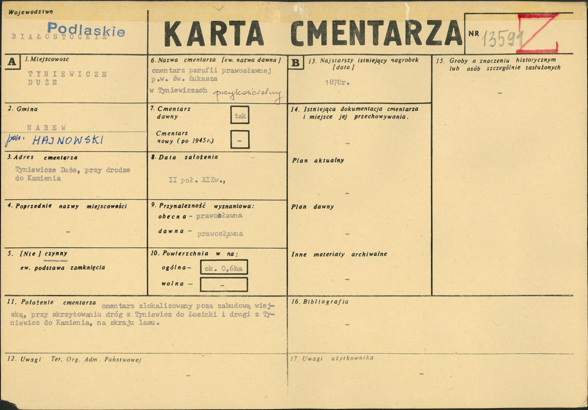 Karta cmentarza, skan nr 1