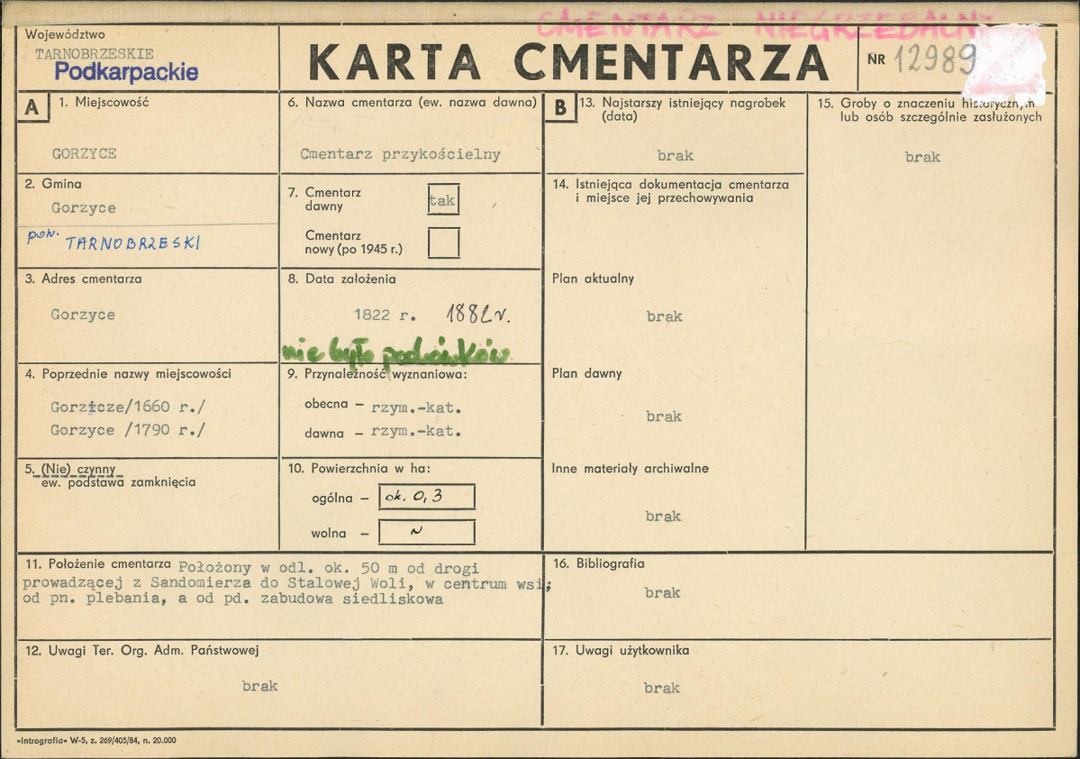 Karta cmentarza, skan nr 1