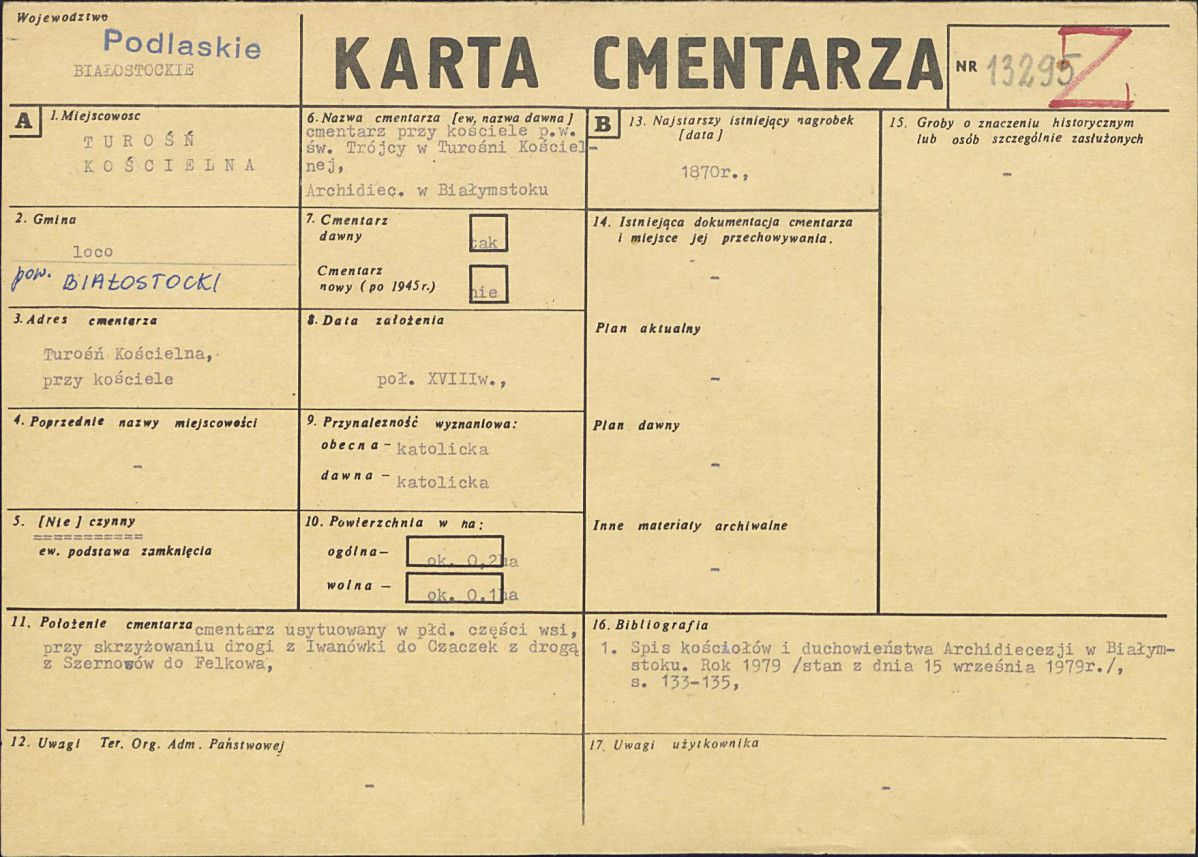 Karta cmentarza, skan nr 1