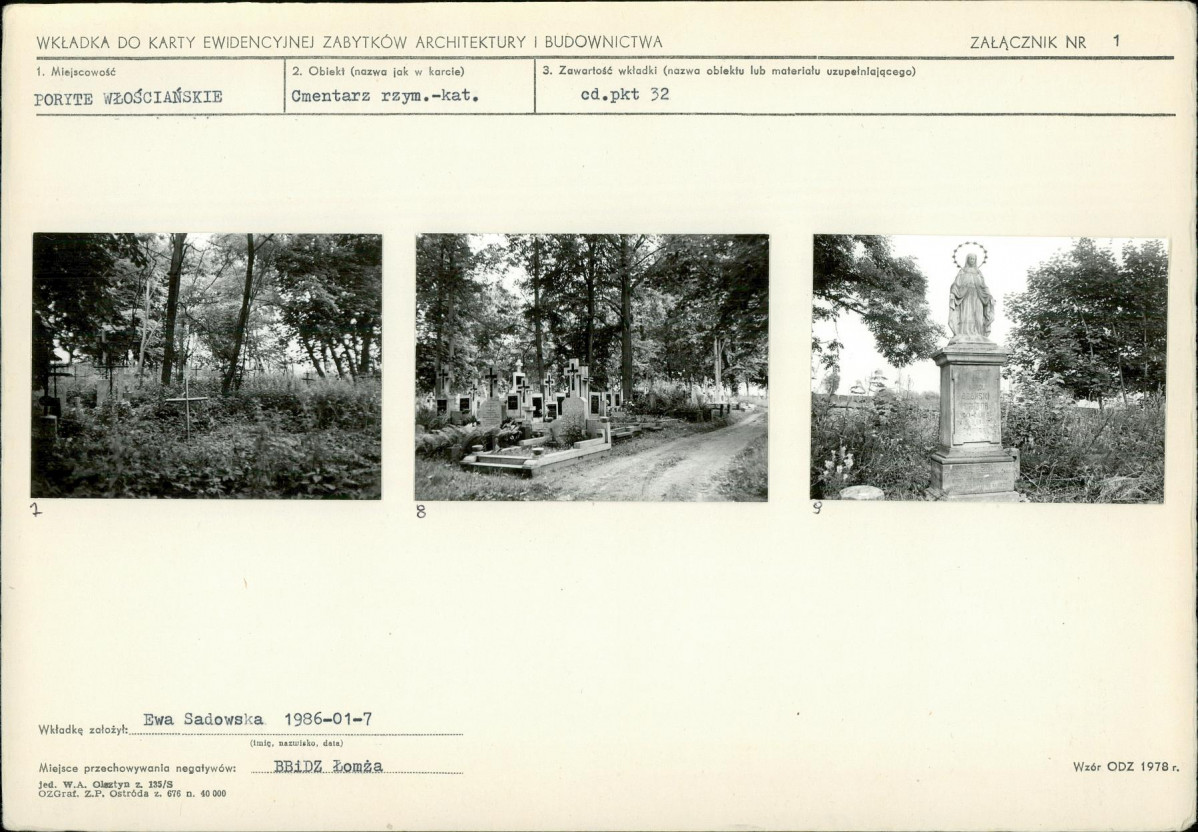 Karta cmentarza, skan nr 5
