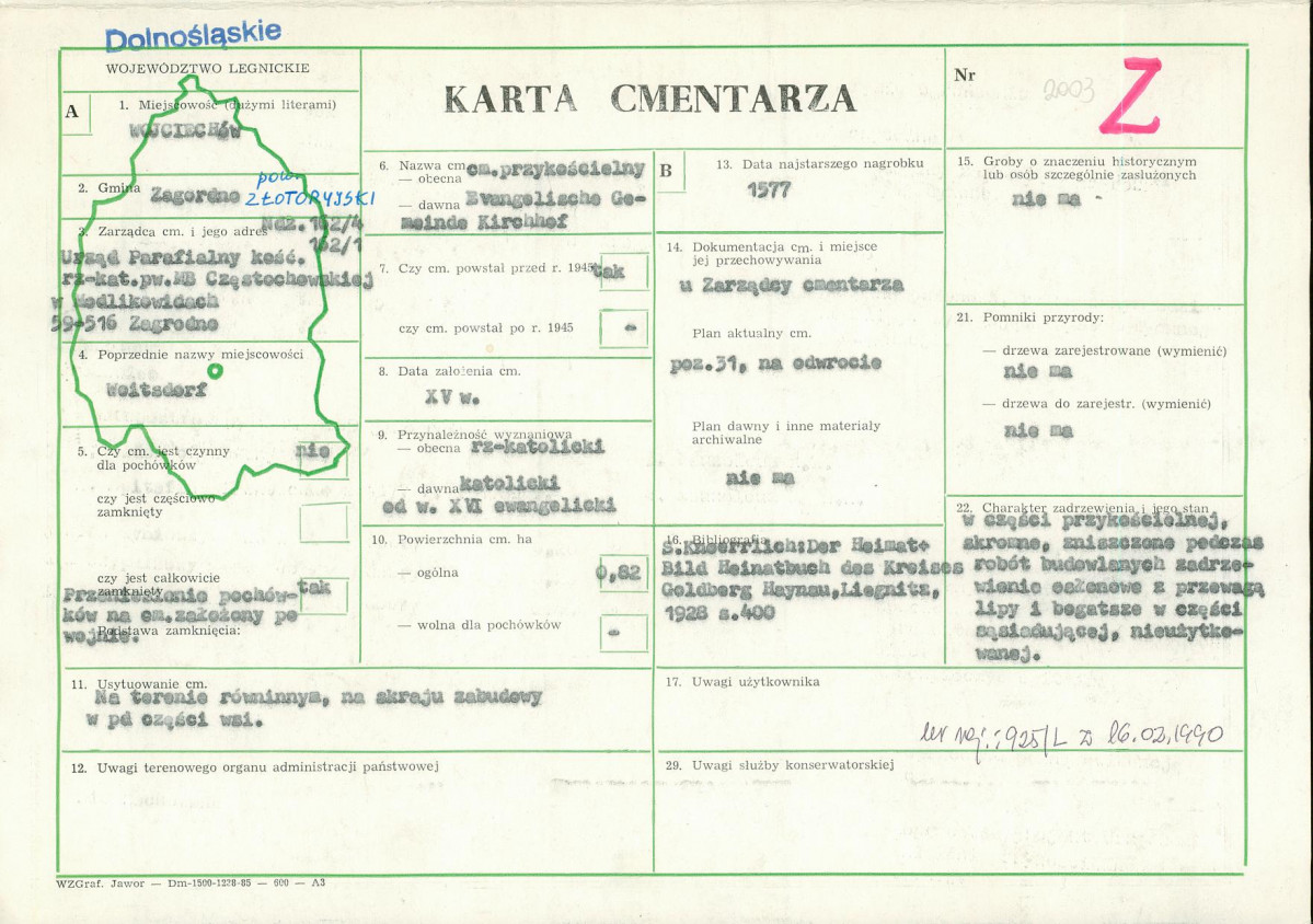 Karta cmentarza, skan nr 1