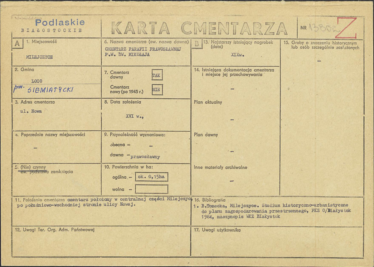 Karta cmentarza, skan nr 1