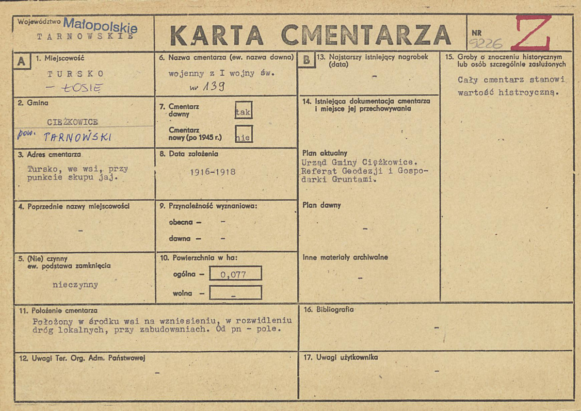 Karta cmentarza, skan nr 1