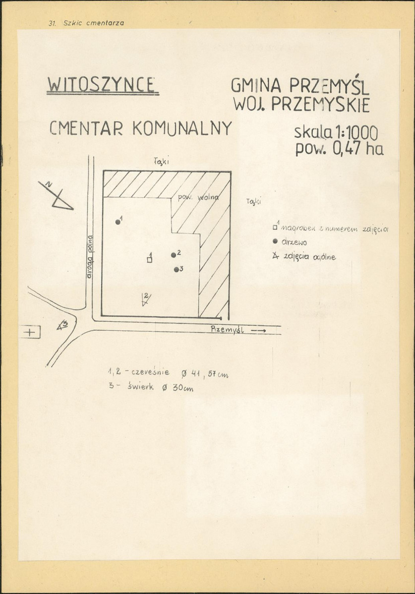 Karta cmentarza, skan nr 3