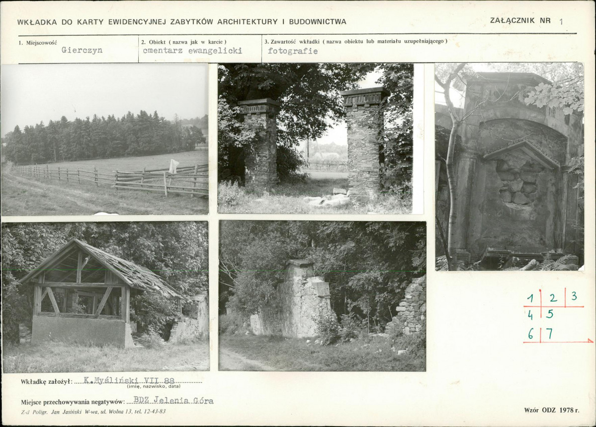 Karta cmentarza, skan nr 6