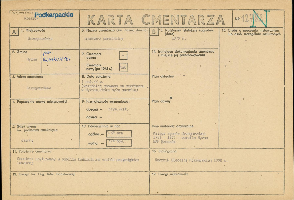Karta cmentarza, skan nr 1