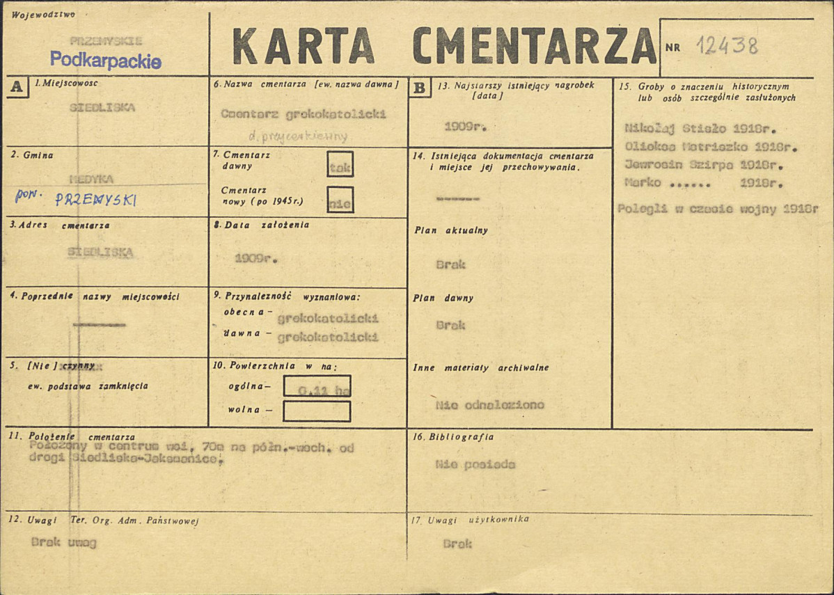 Karta cmentarza, skan nr 1