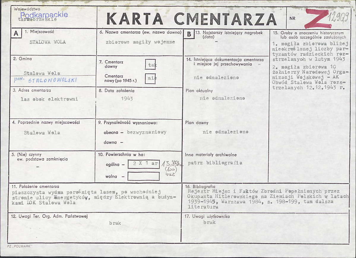 Karta cmentarza, skan nr 1
