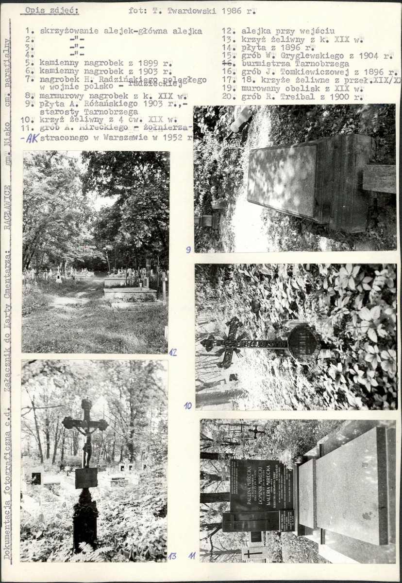 Karta cmentarza, skan nr 6