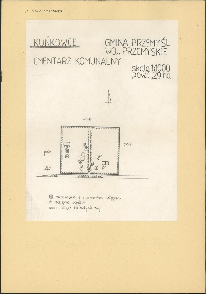 Karta cmentarza, skan nr 3