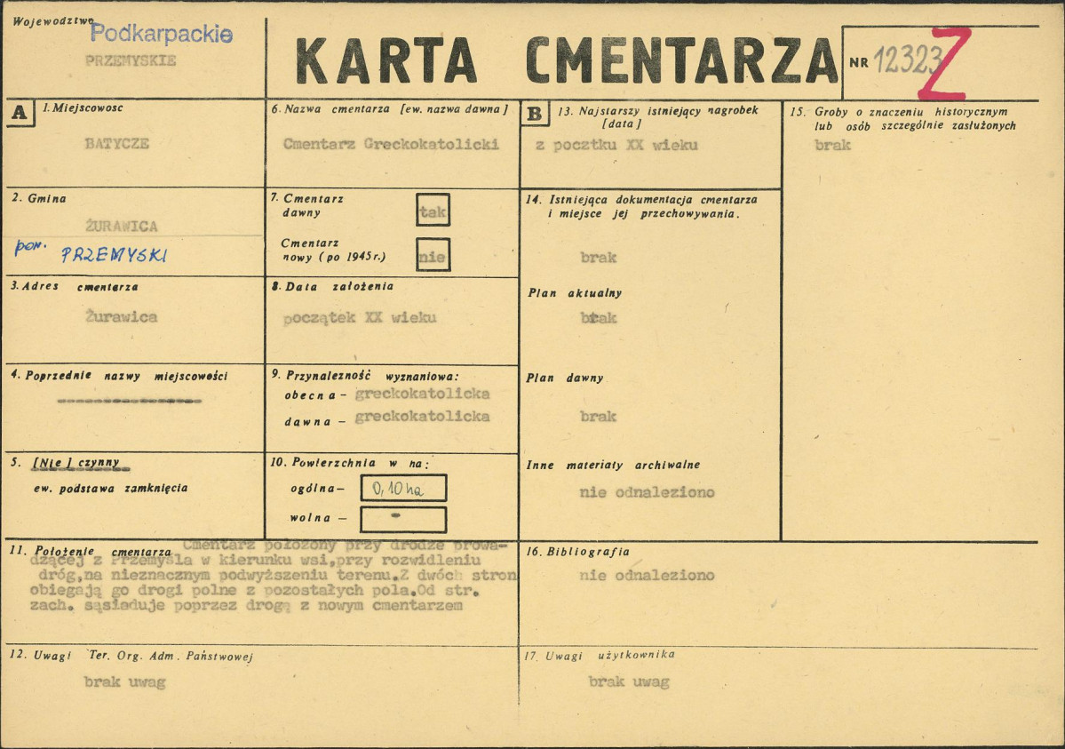 Karta cmentarza, skan nr 1