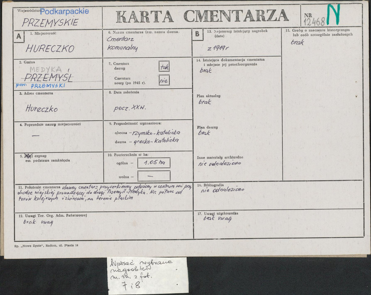 Karta cmentarza, skan nr 1