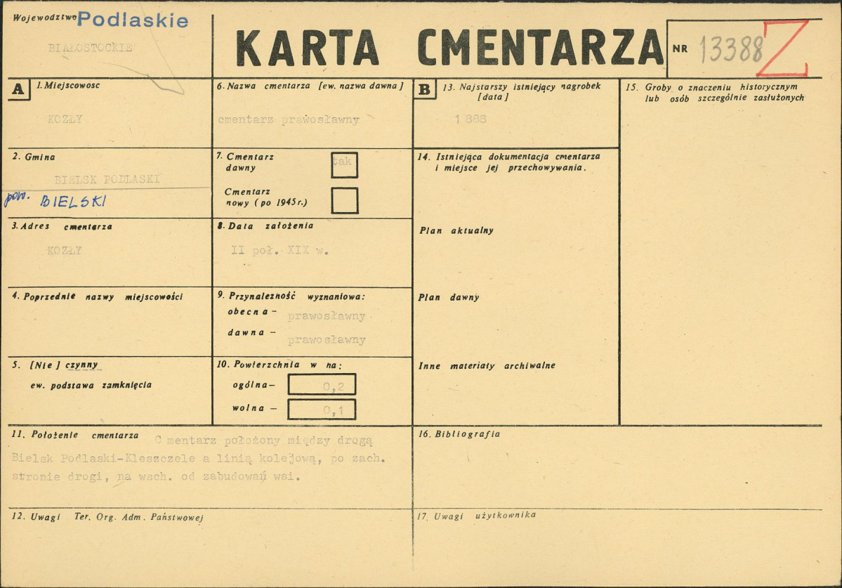 Karta cmentarza, skan nr 1
