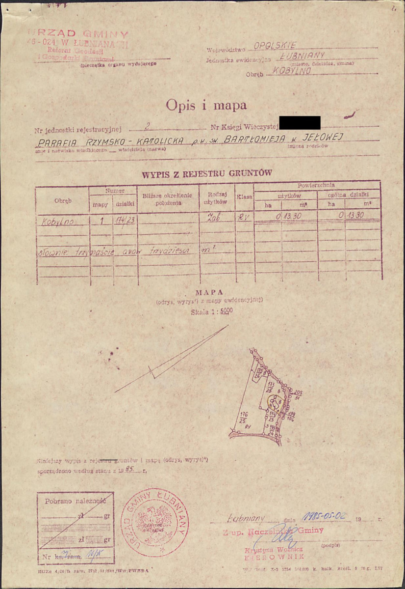 KC - Karta cmentarza, skan nr 5