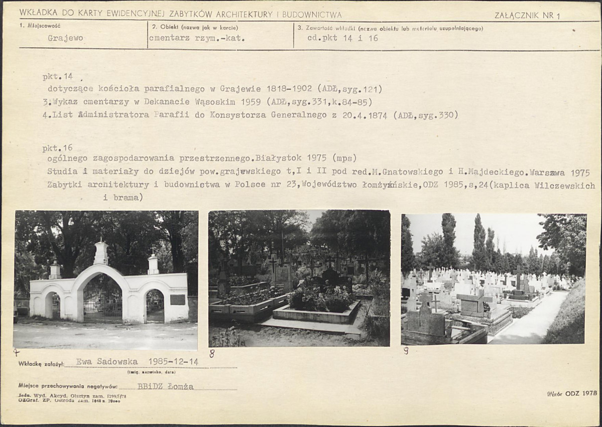 Karta cmentarza, skan nr 5