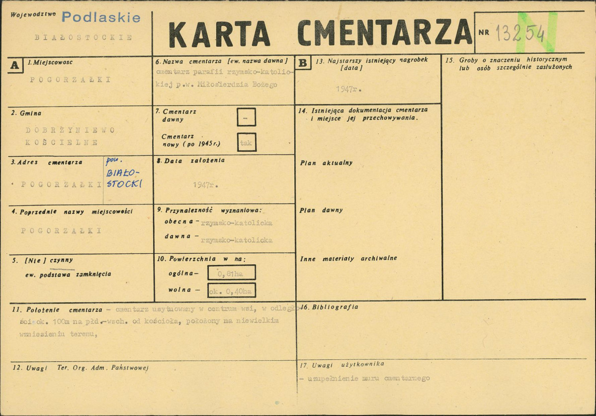 Karta cmentarza, skan nr 1