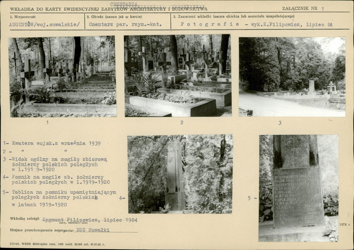 Karta cmentarza, skan nr 5