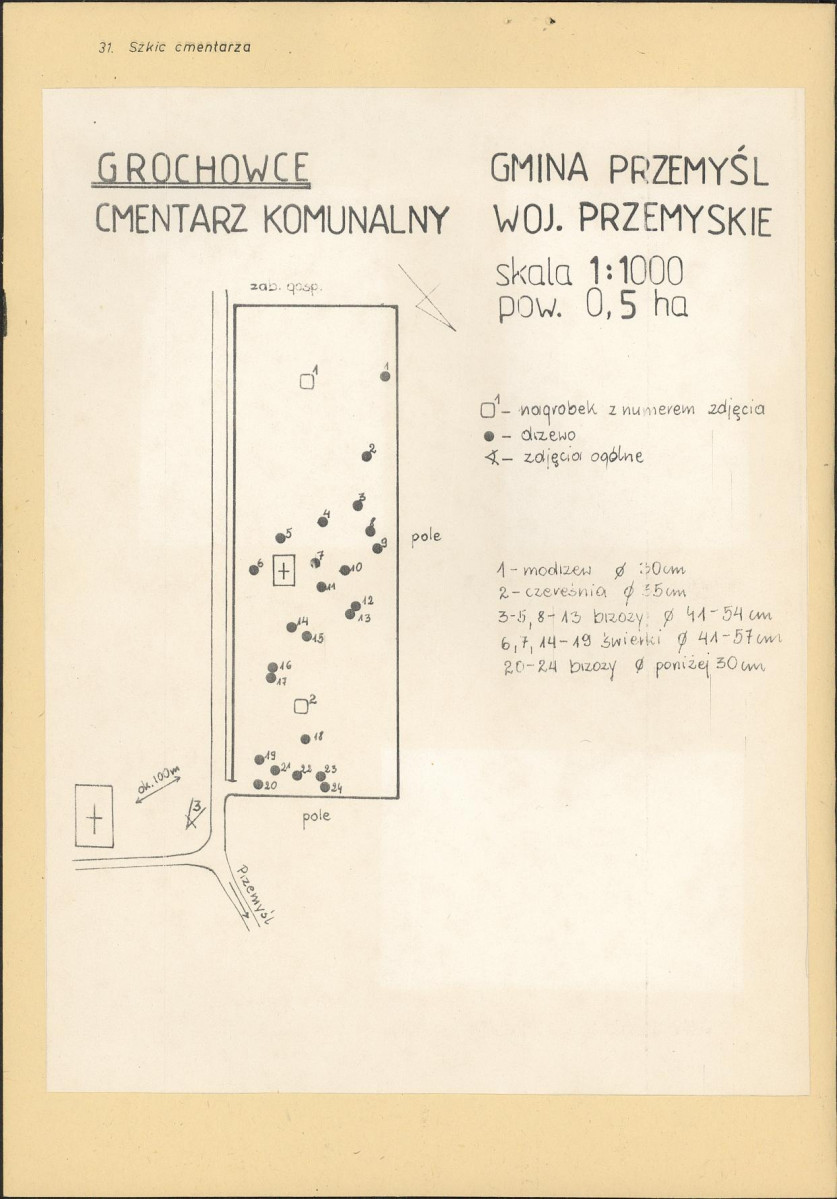 Karta cmentarza, skan nr 3