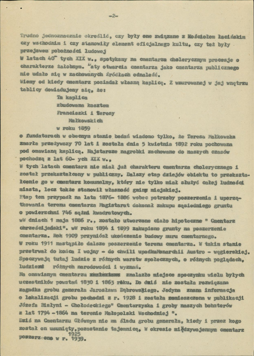 Karta cmentarza, skan nr 6