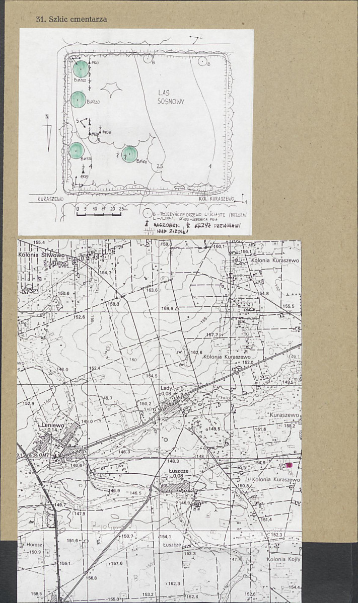 Karta cmentarza, skan nr 3