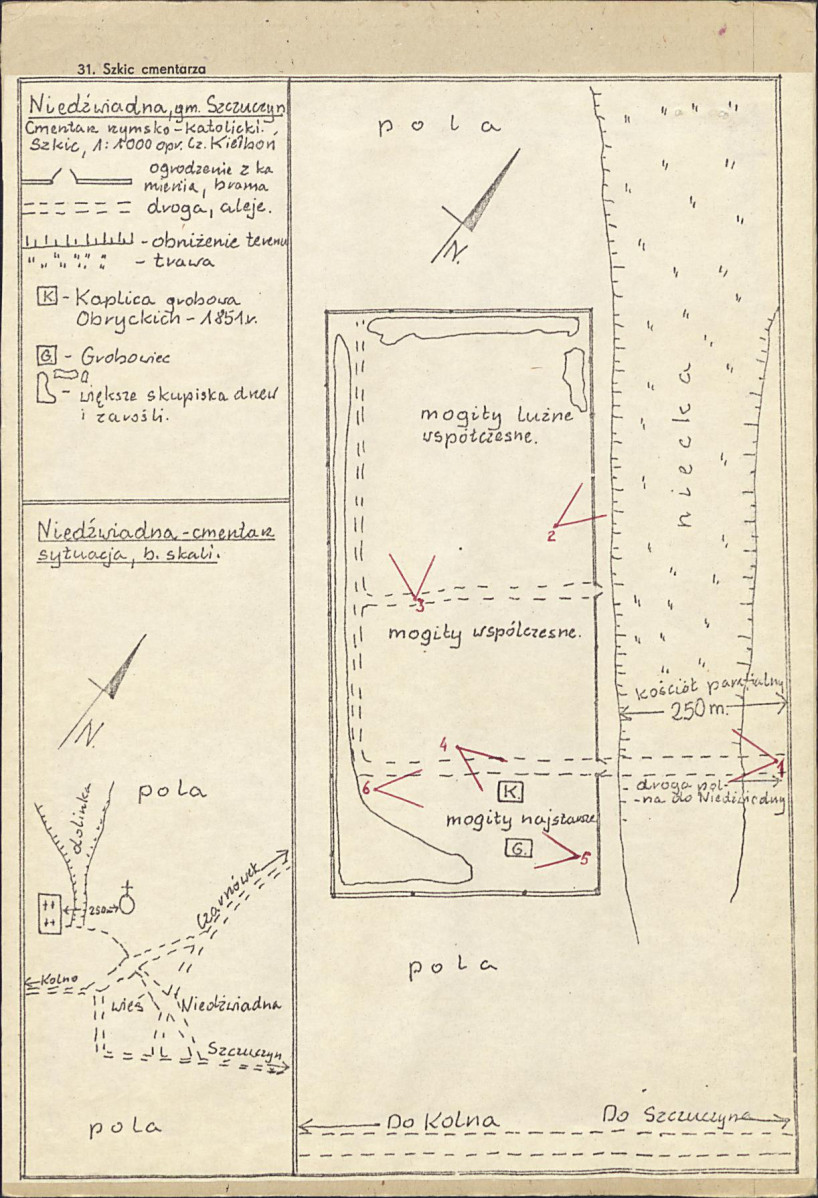 Karta cmentarza, skan nr 3