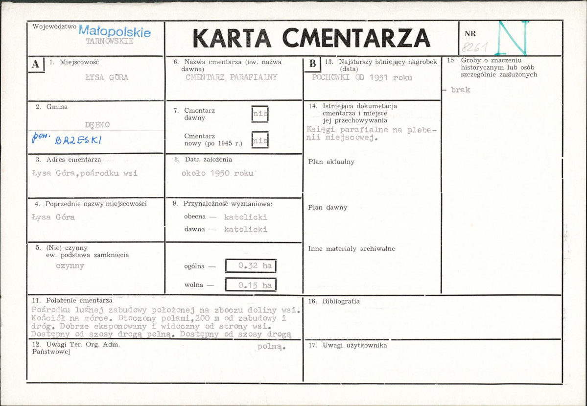 Karta cmentarza, skan nr 1