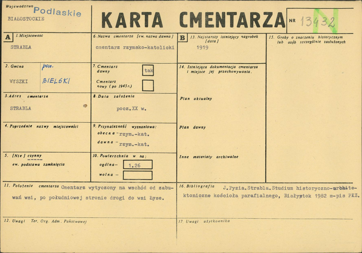 Karta cmentarza, skan nr 1