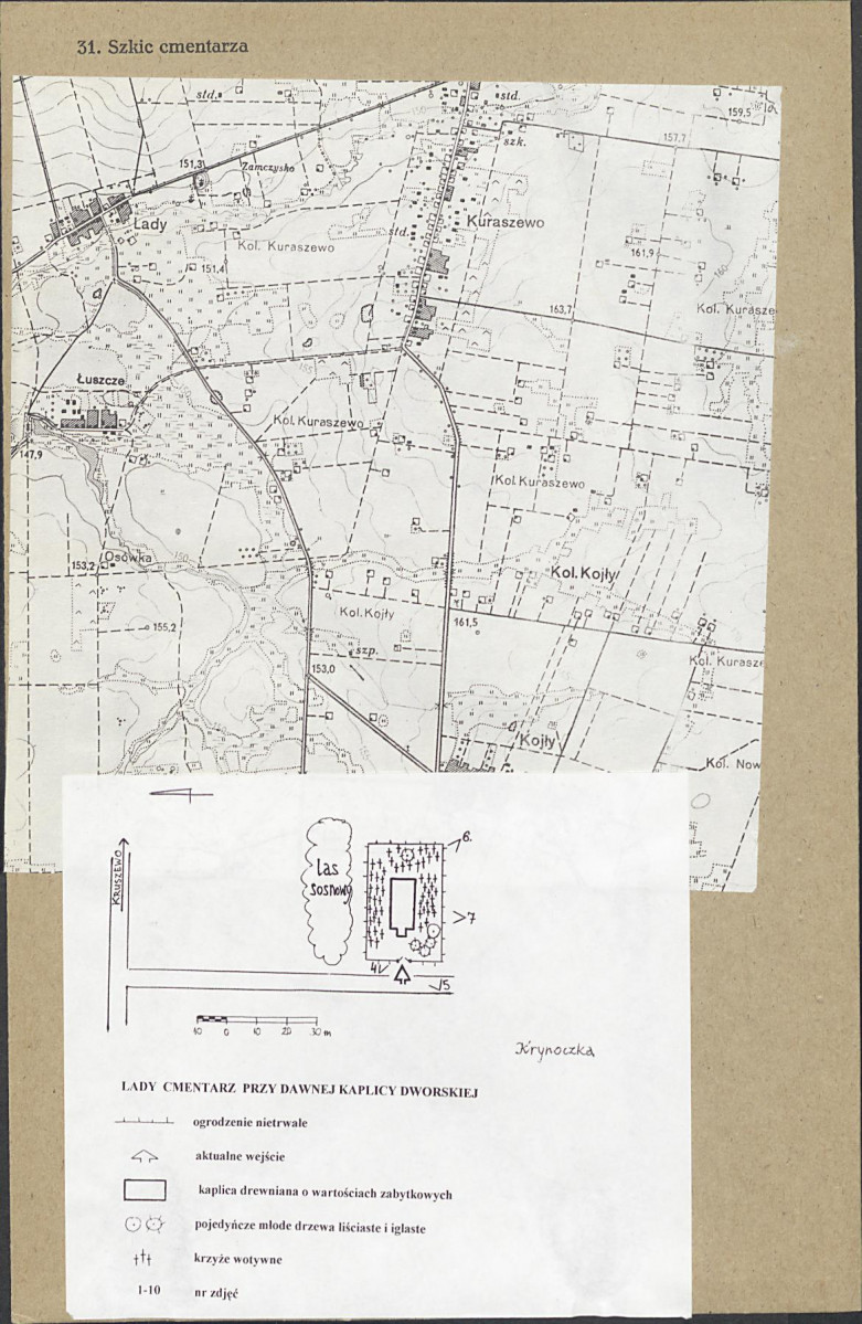 Karta cmentarza, skan nr 3