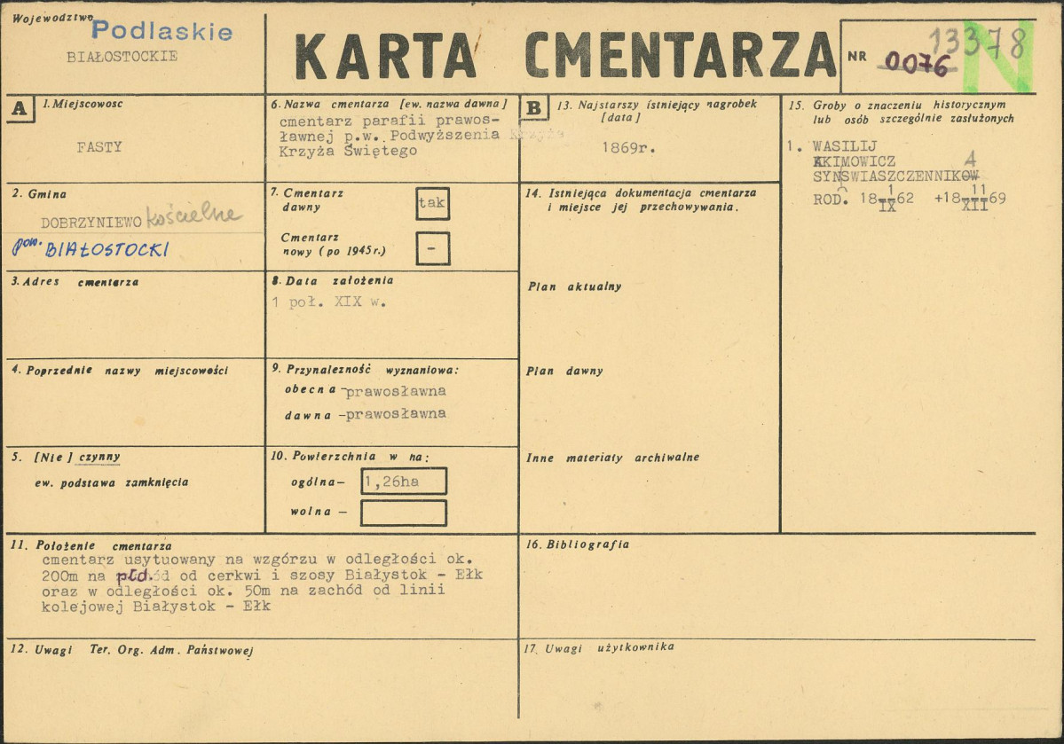 Karta cmentarza, skan nr 1