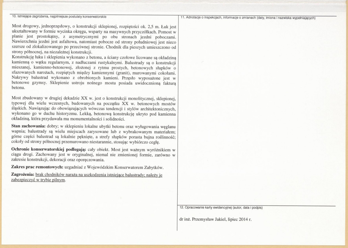 KEZN - Karta obiektu niewpisanego do rejestru, skan nr 4