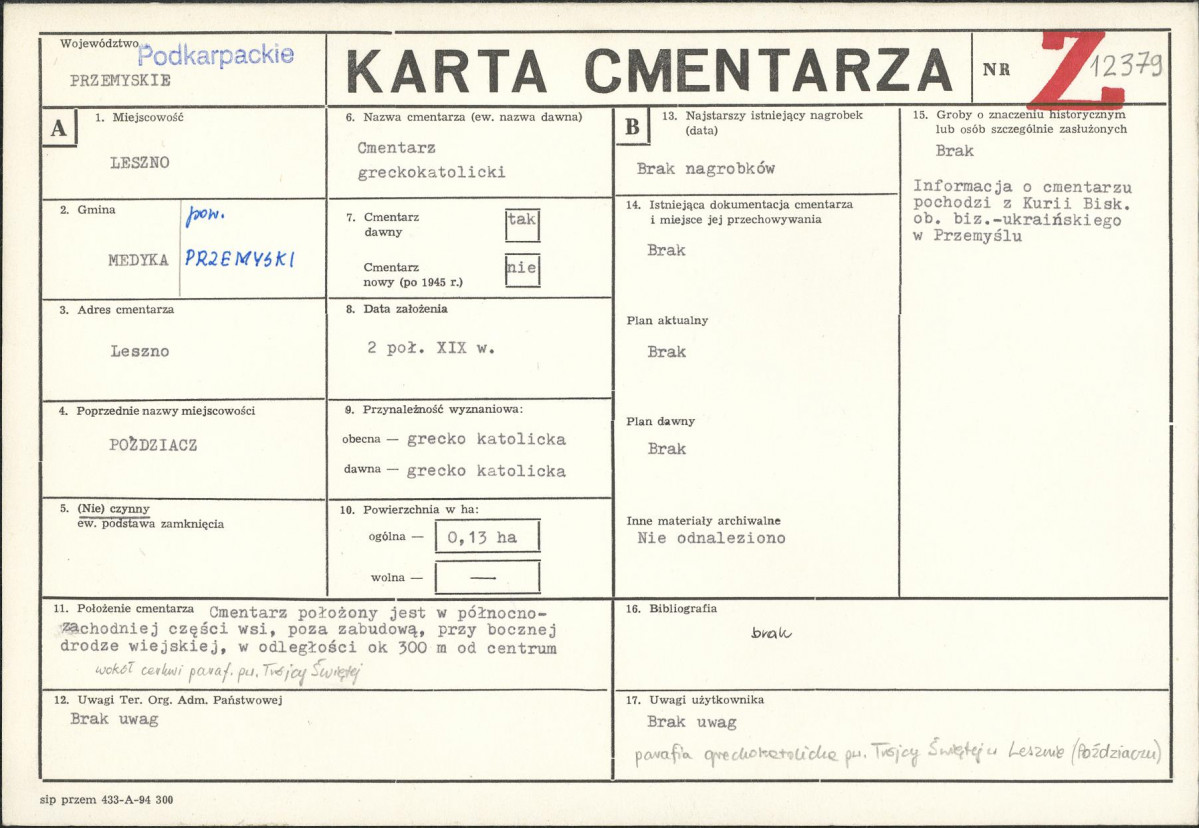 Karta cmentarza, skan nr 1