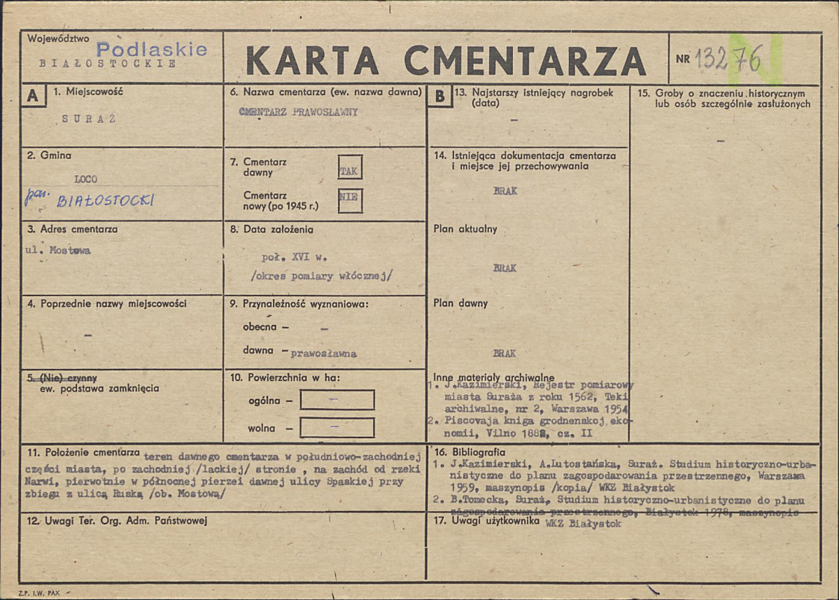 Karta cmentarza, skan nr 1