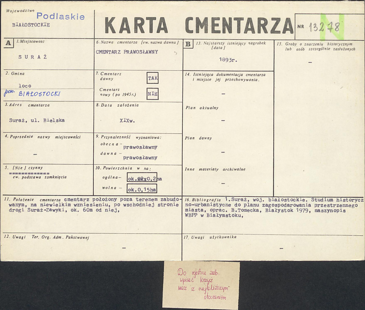Karta cmentarza, skan nr 1