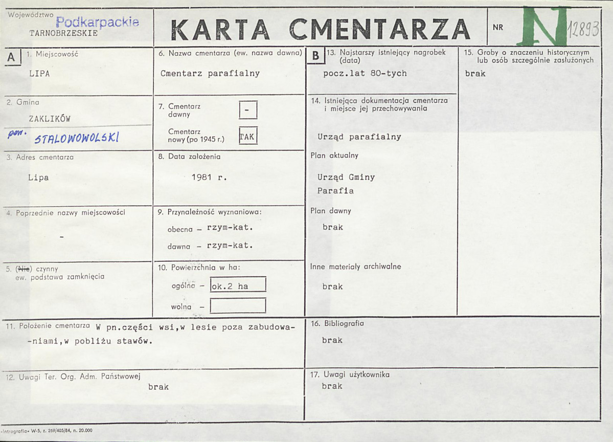 Karta cmentarza, skan nr 1