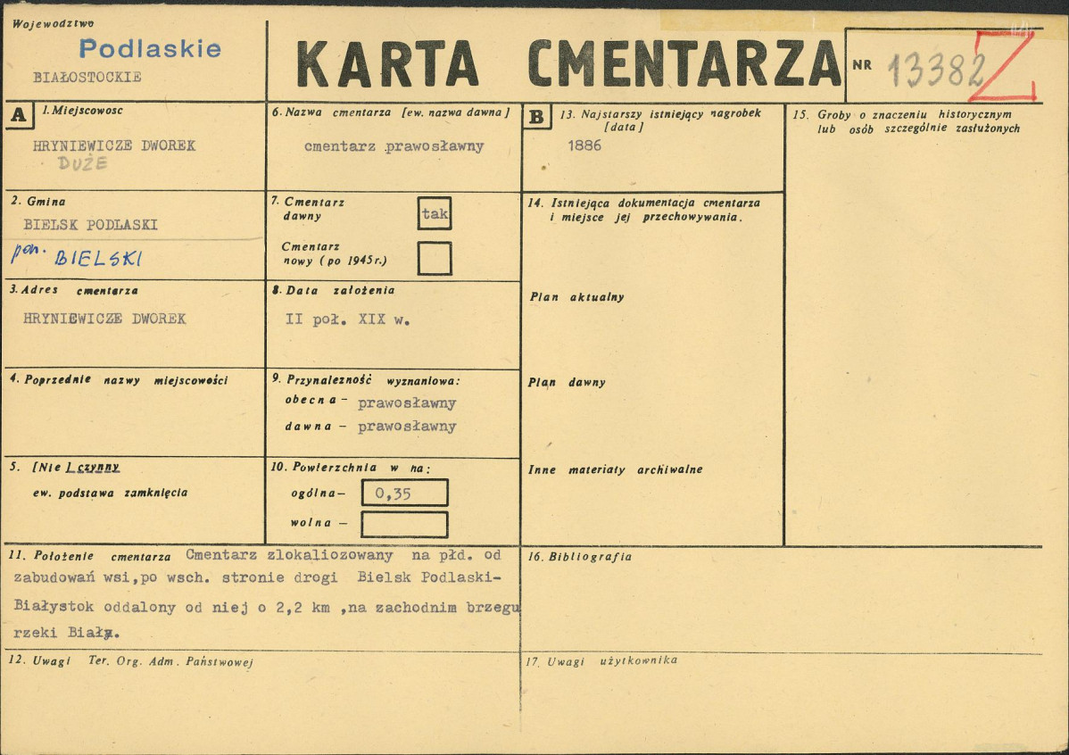 Karta cmentarza, skan nr 1